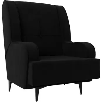 Кресло Неаполь (микровельвет черный) Лига Диванов 111968