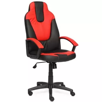 Кресло NEO (2) черный/красный (кож/зам) (Tetchair)
