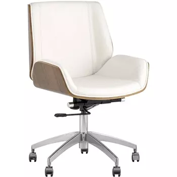 Кресло офисное бежевое TopChairs Crown УТ000030889