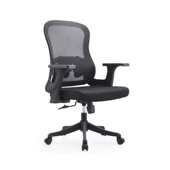 Кресло офисное TopChairs Petal черный арт.УТ000040045