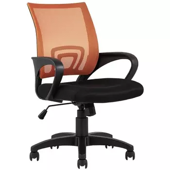 Кресло офисное TopChairs Simple оранжевое (Stool Group)
