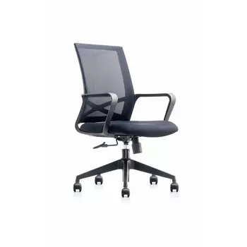 Кресло оператора современного дизайна CLG-431 MBN Black (College)