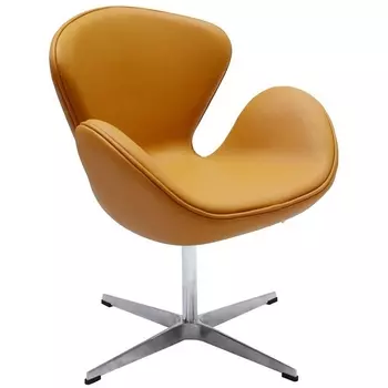 Кресло оранжевый Bradex Home Swan Chair FR 0660