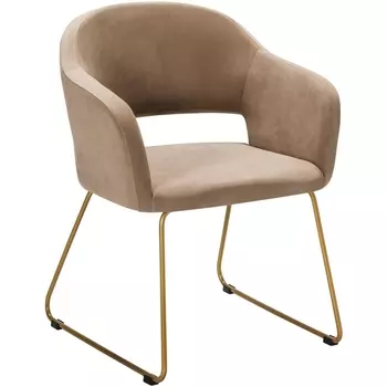 Кресло Oscar Diag beige/Линк золото R-Home арт.410118154h_Diagbeige