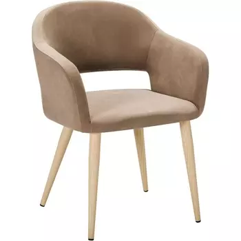 Кресло Oscar Diag beige/нат.дуб R-Home арт.410118151h_Diagbeige_н.дуб
