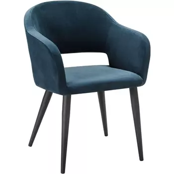 Кресло Oscar Diag blue/черный R-Home арт.410118160h_Diagblue_черн