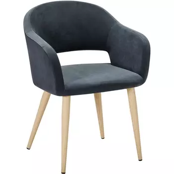 Кресло Oscar Diag grey/нат.дуб R-Home арт.410118141h_Diaggrey_н.дуб