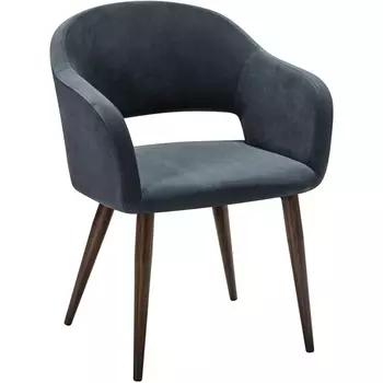 Кресло Oscar Diag grey/т.орех R-Home арт.410118142h_grey_т.орех