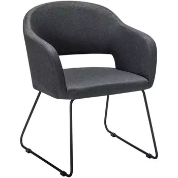 Кресло Oscar тёмно-серый/Линк R-Home арт.410118133h_Darkgrey_черн