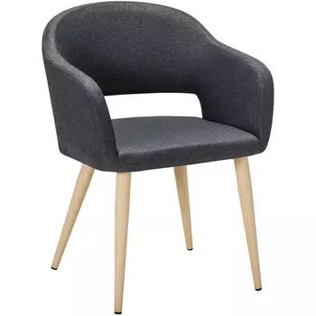 Кресло Oscar тёмно-серый/нат.дуб R-Home арт.410118131h_Darkgrey_н.дуб