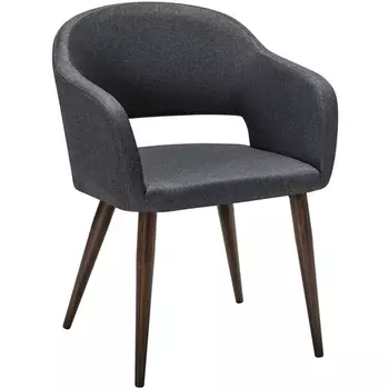 Кресло Oscar тёмно-серый/т.орех R-Home арт.410118132h_grey_т.орех