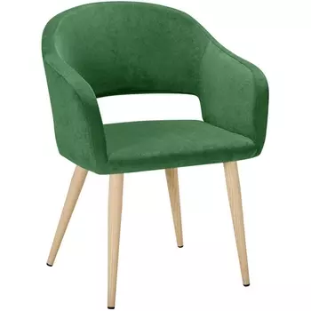 Кресло Oscar зеленый/нат.дуб R-Home арт.410118101h_green_н.дуб