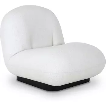 Кресло Pacha Wood ОГОГО (арт.860543), (искусственный Мех/Белый) ОГОГО Обстановочка!