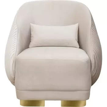 Кресло Palazzo бежевое Ром07+Ром07 81*81*79см Garda Decor арт.PALAZZO-K-ROM07