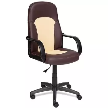 Кресло коричневый/бежевый (кож/зам) Tetchair 2450 4700