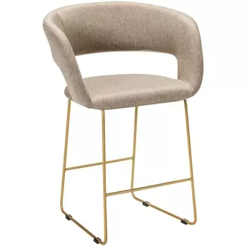 Кресло полубар Hugs beige/Линк золото R-Home арт.410131107h_Beige_золото_ПБ