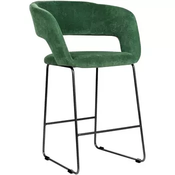 Кресло полубар Hugs зеленый/Линк R-Home арт.410131105h_green_черн_ПБ