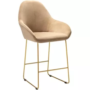 Кресло полубар Kent Diag beige/Линк золото R-Home арт.410119136h_Diagbeige_золото_ПБ
