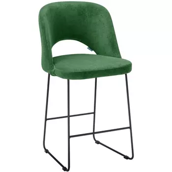 Кресло полубар Lars зелёный/Линк R-Home арт.410120105h_green grass_черн_ПБ