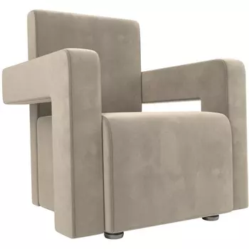 Кресло Рамос (микровельвет бежевый) Лига Диванов 109028