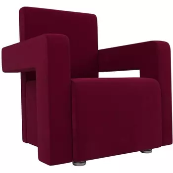 Кресло Рамос (микровельвет бордовый) Лига Диванов 113389