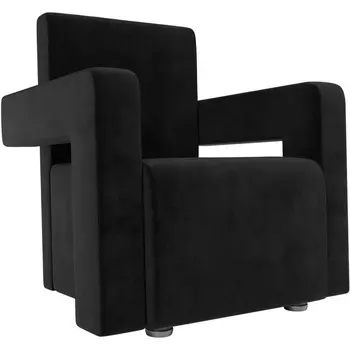 Кресло Рамос (велюр черный) Лига Диванов 109027