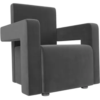 Кресло Рамос (велюр серый) Лига Диванов 109025