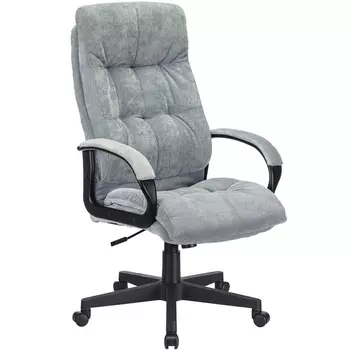 Кресло руководителя Бюрократ CH-824 серо-голубой Light-28 крестовина пластик