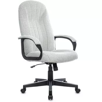 Кресло руководителя Бюрократ T-898AXSN серый Morris-1 гусин.лапка крестовина пластик