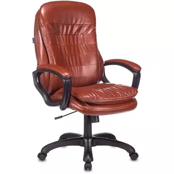 Кресло руководителя Бюрократ T-9950LT коричневый Boroko-37 эко.кожа крестовина пластик