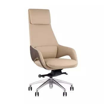 Кресло руководителя TopChairs Reign бежевый арт.УТ000039415