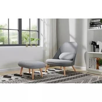 Кресло RX-12W серый HE512-10 ESF RX-12W-Grey-HE512-10