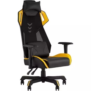 Кресло спортивное TopChairs Рэтчэт желтый УТ000036991