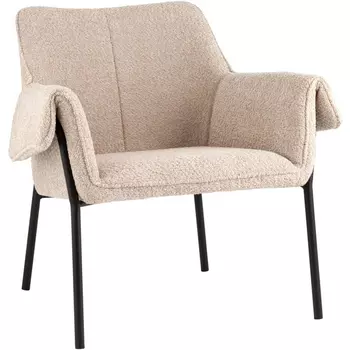 Кресло Stool Group лаунж Бесс альпака бежевый УТ000037050