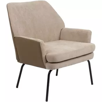 Кресло Stool Group Харви светло-коричневый с коричневой экокожей УТ000037088