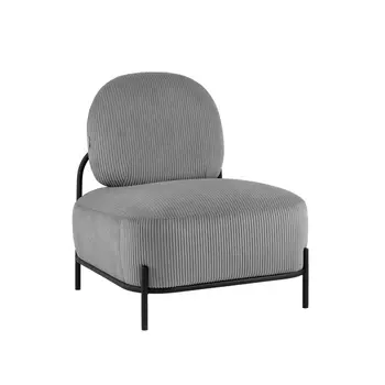 Кресло Стоун велюр рельефный светло-серый Stool Group арт.УТ000039989