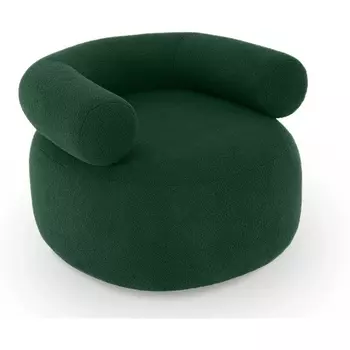 Кресло Tirella вращающееся ОГОГО (арт.833533), (Искусственный мех/Зеленый) ОГОГО Обстановочка!