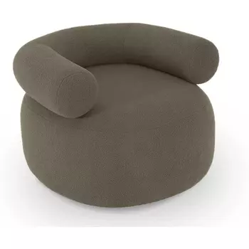 Кресло Tirella вращающееся ОГОГО (арт.833536), (Искусственный мех/Бежевый) ОГОГО Обстановочка!