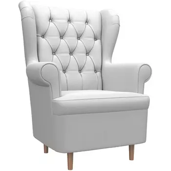 Кресло Торин Люкс (экокожа белая) Лига Диванов 108513