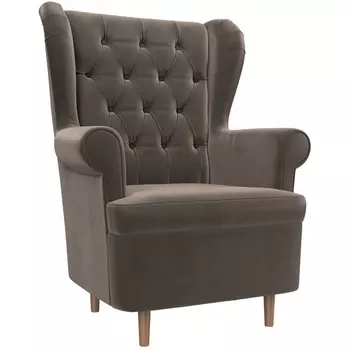 Кресло Торин Люкс (велюр коричневый) Лига Диванов 108496