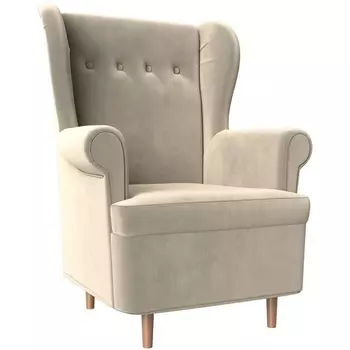 Кресло Торин (микровельвет бежевый) Лига Диванов 100928