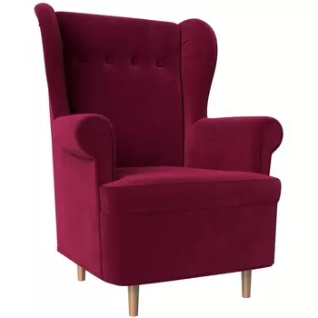 Кресло Торин (микровельвет бордовый) Лига Диванов 116389