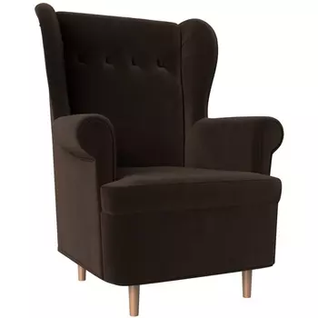 Кресло Торин (микровельвет коричневый) Лига Диванов 100932