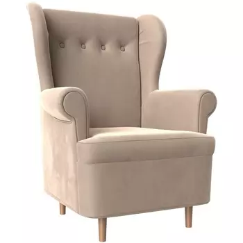 Кресло Торин (велюр бежевый) Лига Диванов 100921