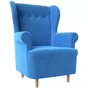 Кресло Торин (велюр голубой) Лига Диванов 100926