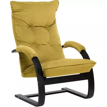 Кресло-трансформер Leset Монако (Фанера,Березовый шпон,Металл,Велюр/Желтый) арт.2500000114540