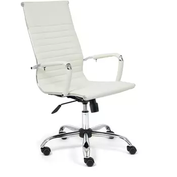 Кресло белый (кож/зам) Tetchair 113565 14442