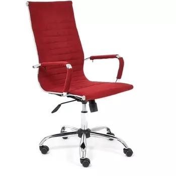 Кресло бордовый (флок) Tetchair 113565 14437