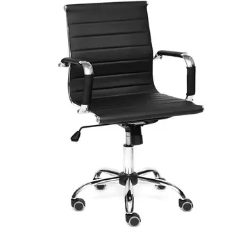 Кресло URBAN-LOW черный (кож/зам) Tetchair 113566 14460