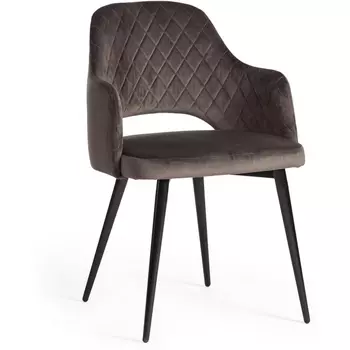 Кресло VALKYRIA (mod. 711) / 1 шт. в упаковке (Ткань,Металл /Темно-серый,Черный) Tetchair